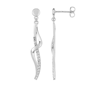 BOUCLES PENDANTES ET PERLES ARGENT - BOUCLES D'OREILLES ARGENT 925/Boucles d'oreilles Dormeuses