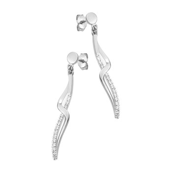 Bengelende oorbellen voor dames - Zilver 925