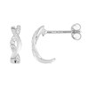 Boucles d'oreilles femme - Argent 925 - Oxyde de zirconium - vue V1