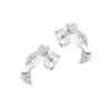 Boucles d'oreilles femme - Argent 925 - Oxyde de zirconium - vue V2