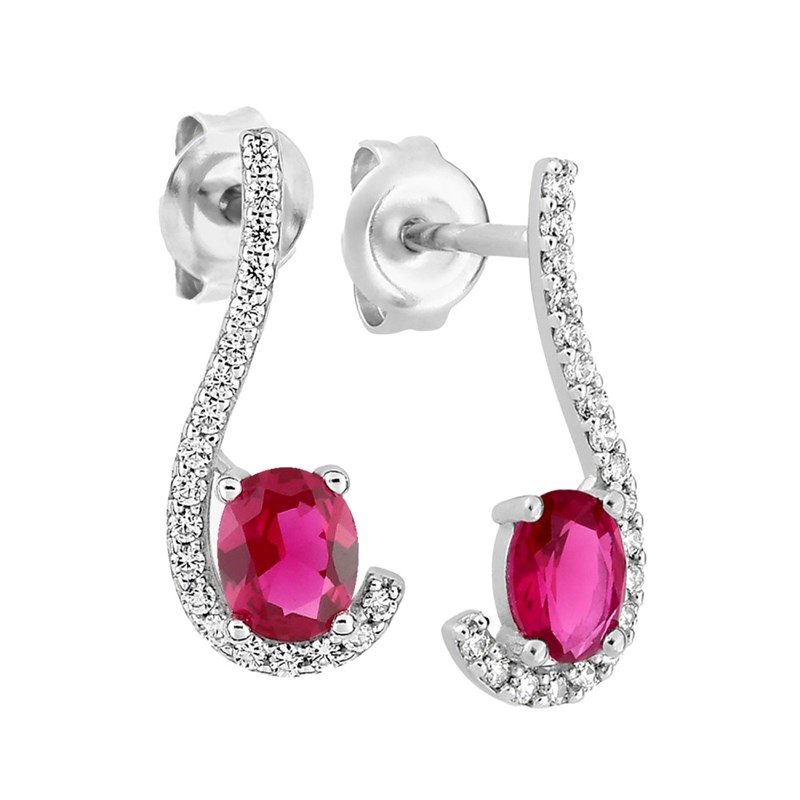 Boucles d'oreilles femme - Argent 925 - vue 2