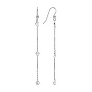 Boucles d'oreilles femme - Oxyde de zirconium - Argent 925