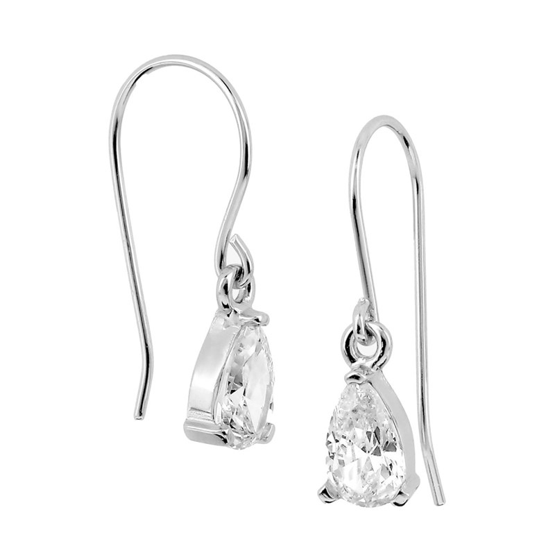 Boucles d'oreilles femme - Oxyde de zirconium - Argent 925 - vue 2