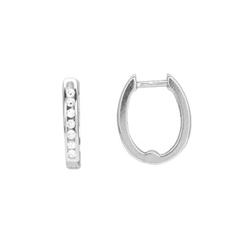 Women's hoop earrings - Silver 925