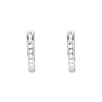 Women's hoop earrings - Silver 925