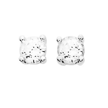 Boucles d'oreilles femme - Oxyde de zirconium - Argent 925