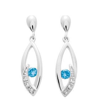Women's earrings - Zirconium oxide - Silver 925