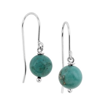 Women's earrings - turquoise - Silver 925