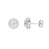 Boucles d'oreilles femme - Oxyde de zirconium - Argent 925 - vue V1