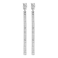 Boucles d'oreilles femme - Oxyde de zirconium - Argent 925