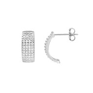 Boucles d'oreilles Femme - Oxyde de zirconium - Argent 925