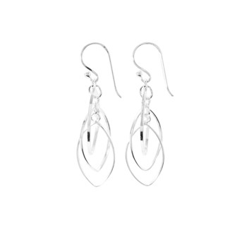 Dames Oorbellen - Hanger - Fantasie - 925 Sterling Zilver