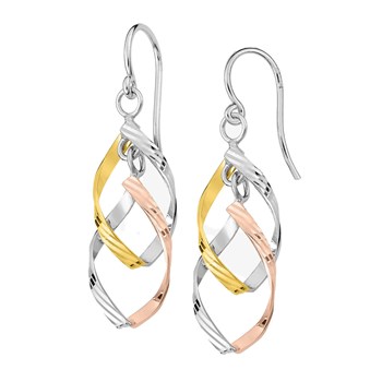 Bengelende oorbellen voor dames - Zilver 925