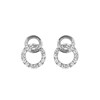 Boucles d'oreilles Femme - Oxyde de zirconium - Argent 925 - vue V1