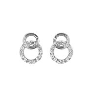 Boucles d'oreilles Femme - Oxyde de zirconium - Argent 925