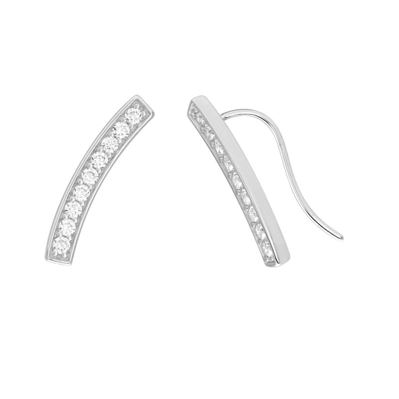 Boucles d'oreilles Femme - Oxyde de zirconium - Argent 925