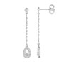 Boucles d'oreilles Femme - Oxyde de zirconium - Argent 925 - vue V1