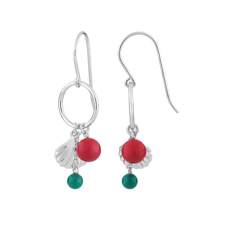 Boucles d'oreilles Femme - turquoise - Argent 925