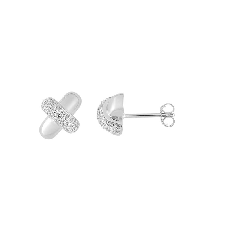 Boucles d'oreilles Femme - Oxyde de zirconium - Argent 925