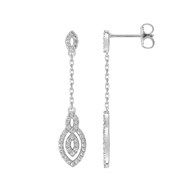 Boucles d'oreilles Femme - Oxyde de zirconium - Argent 925