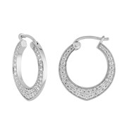 Boucles d'oreilles Femme - Oxyde de zirconium - Argent 925