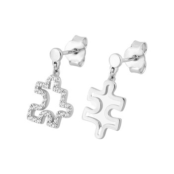 Damesoorbellen - Zirkoniumoxide - 925 Sterling Zilver