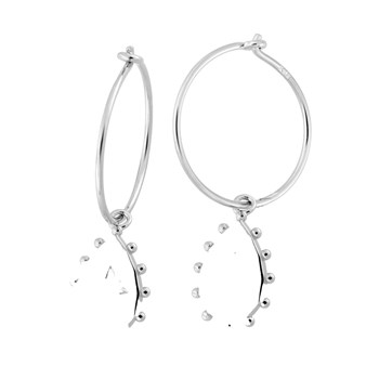 Damesoorbellen - Zirkoniumoxide - 925 Sterling Zilver