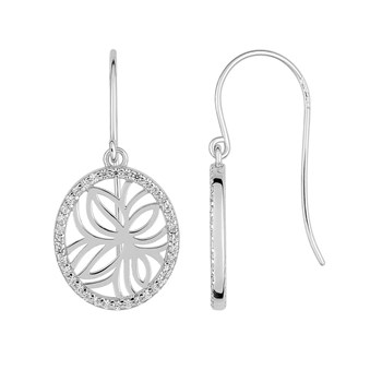 Earrings - Zirconium oxide - Silver 925