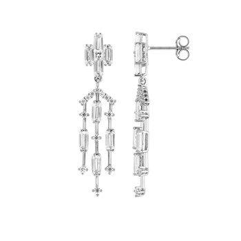 Earrings - Zirconium oxide - Silver 925
