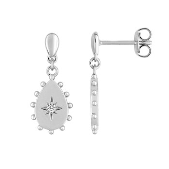 Earrings - Zirconium oxide - Silver 925