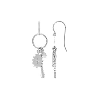 Earrings - Zirconium oxide - Silver 925