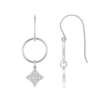 Earrings - Zirconium oxide - Silver 925