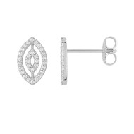 Boucles d'oreilles Femme - Oxyde de zirconium - Argent 925