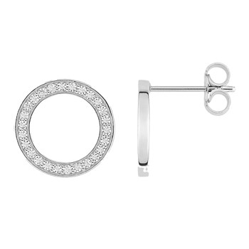 Earrings - Zirconium oxide - Silver 925