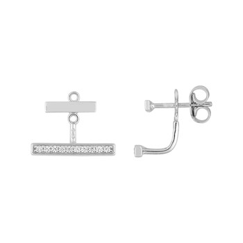 Earrings - Zirconium oxide - Silver 925