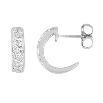 Boucles d'oreilles Femme - Oxyde de zirconium - Argent 925