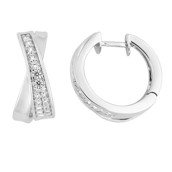 Earrings - Zirconium oxide - Silver 925