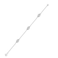 Bracelet Femme - Argent 925 - Longueur : 18 cm