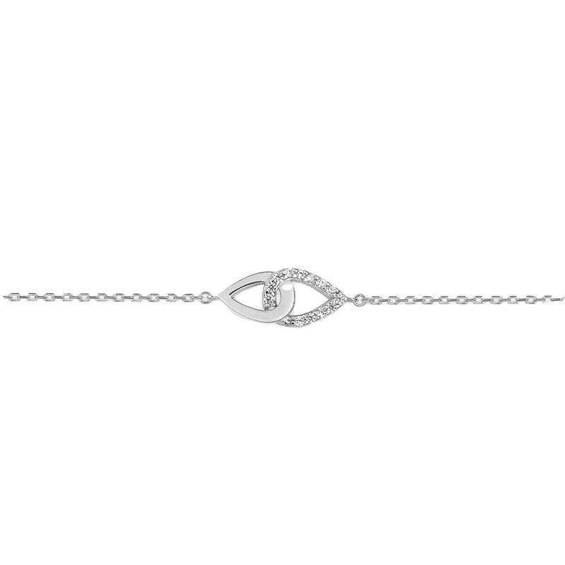 Bracelet Femme - Argent 925 - Longueur : 18 cm