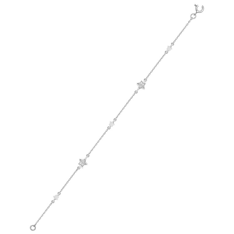 Bracelet Femme - Argent 925 - Longueur : 18 cm - vue 2