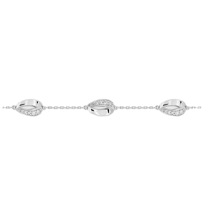 Bracelet Femme - Argent 925 - Longueur : 18 cm