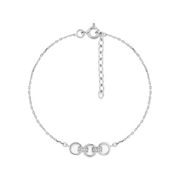 Bracelet Femme - Argent 925 - Longueur : 18 cm