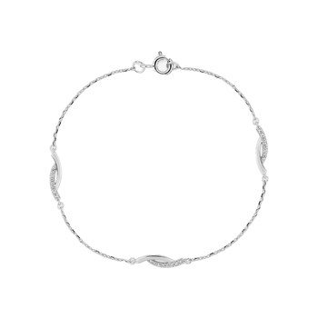 Bracelet Femme - Argent 925 - Longueur : 18 cm
