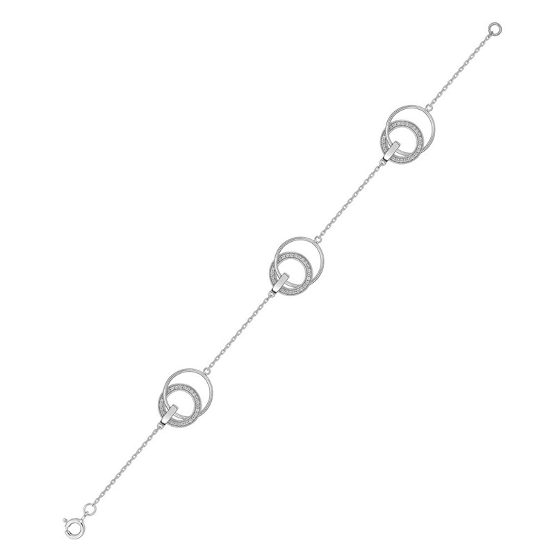 Bracelet Femme - Argent 925 - Longueur : 18 cm