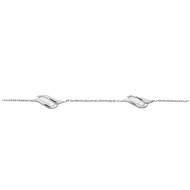 Bracelet Femme - Oxyde de zirconium - Argent 925 - Longueur : 18 cm