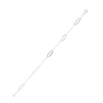 Bracelet Femme - Argent 925 - Longueur : 18 cm