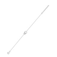 Bracelet Femme - Oxyde de zirconium - Argent 925 - Longueur : 18 cm
