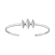 Bracelet Femme - Oxyde de zirconium - Argent 925 - Longueur : 18 cm