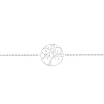 Bracelet Femme - Arbre de vie - Argent 925 - Longueur : 18 cm