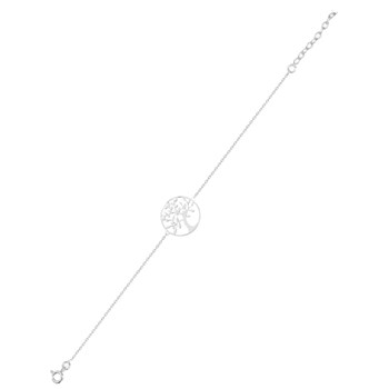 Bracelet Femme - Arbre de vie - Argent 925 - Longueur : 18 cm